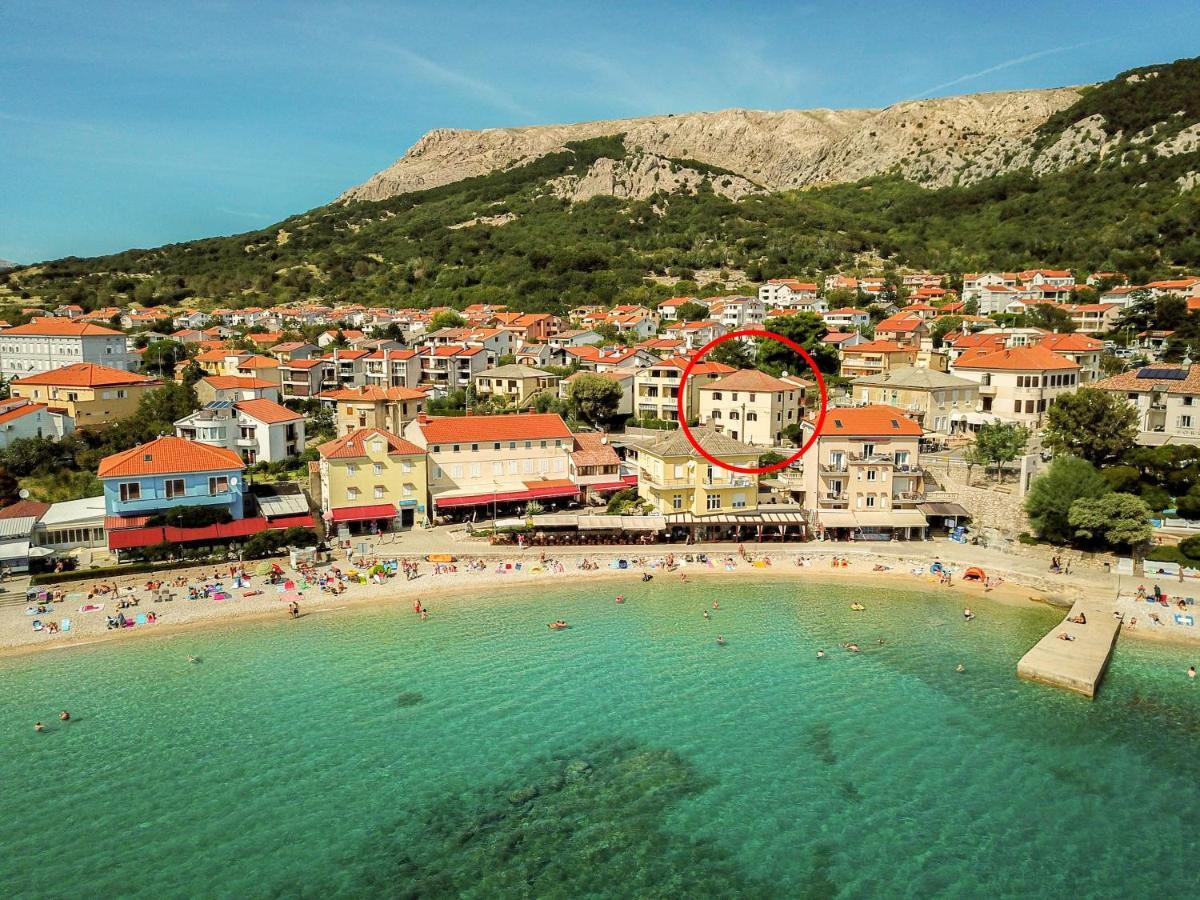 Apartments Marin With Sea View Baška Eksteriør bilde